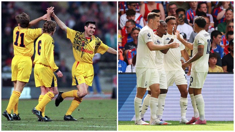 Forest in 1996 & Forest today. It's been a while... (©Gallo Images/Getty Images)