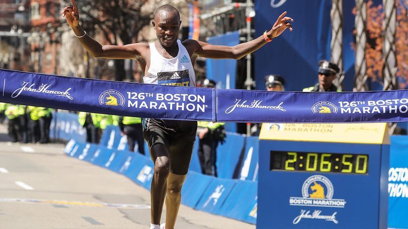 Evans Chebet © Boston Marathon 