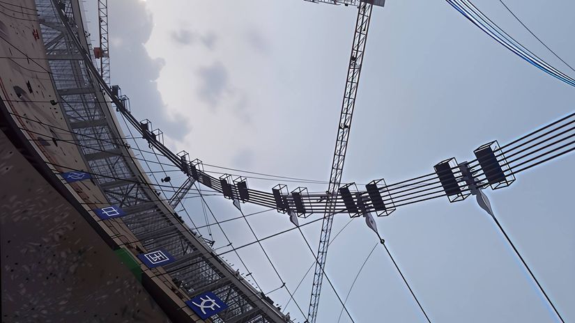 Roofing works begin at Talanta Stadium as completion date nears [VIDEO]