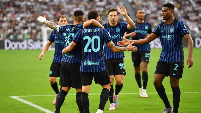 Inter players celebrating (©Getty Images)