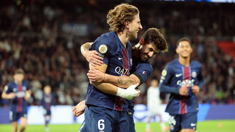 The men who crushed Auxerre - Zabarnyi & Beraldo (©Xavier Laine/Getty Images/Gallo Images)