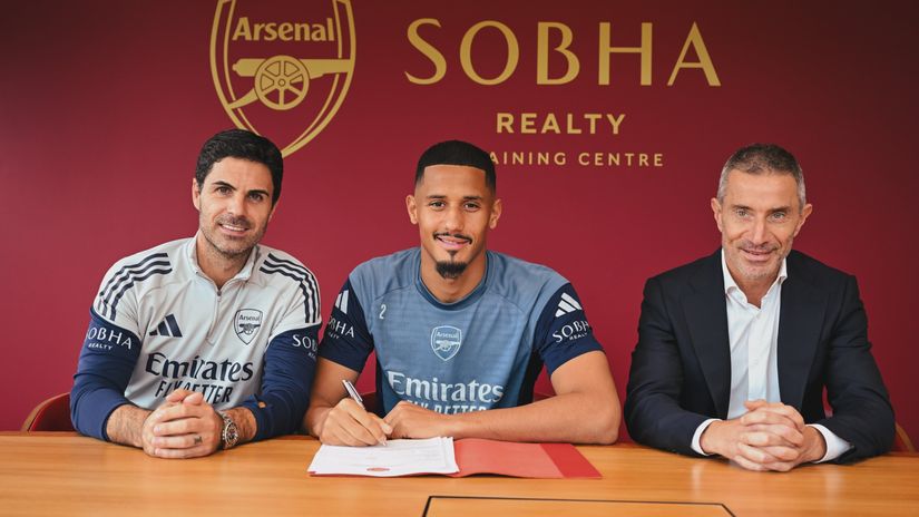 Saliba 2030! Five-year extension for Gunners' defensive cornerstone