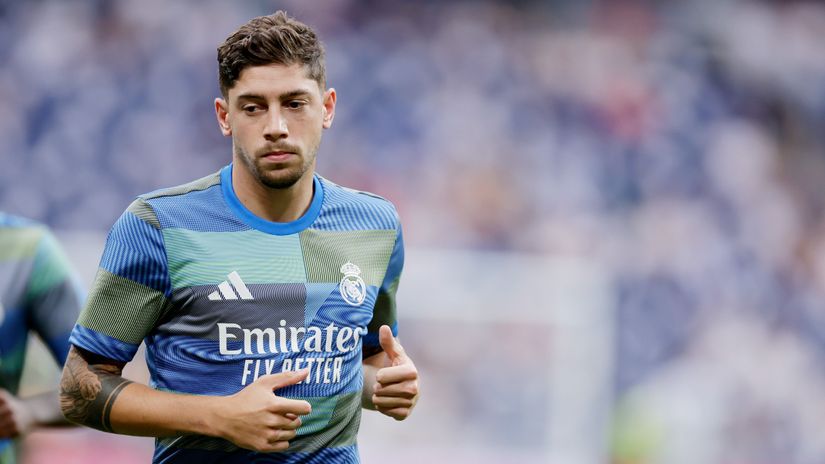 Federico Valverde warming up (©M Gracia Jimenez/Soccrates/Getty Images/Gallo Images)