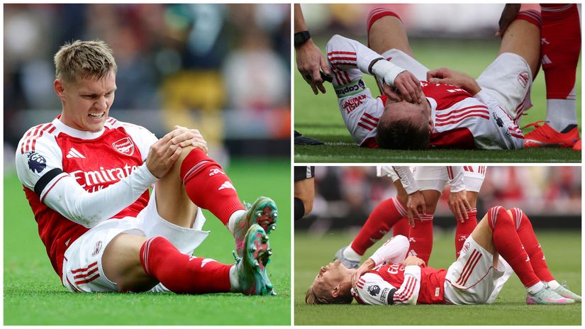 Three Odegaard's injuries in the last 42 days (©Gallo Images)