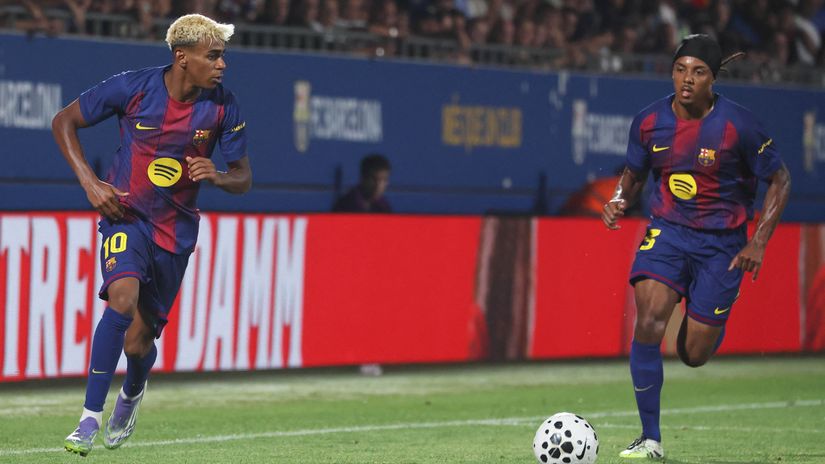 Yamal & Kounde in action (©AFP)