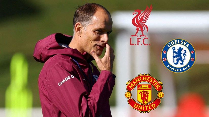 Thomas Tuchel wasn't impressed by Chelsea, Liverpool, and United players, to say the least (©Gallo Images)