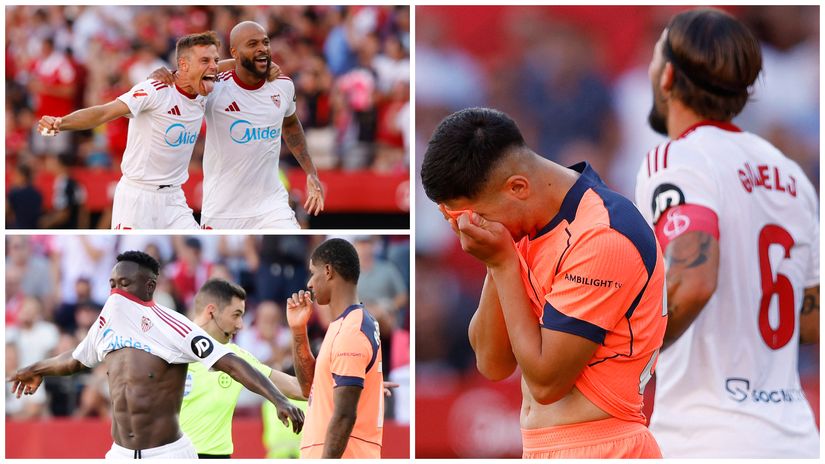 What a strange afternoon at the Ramon Sanchez Pisjuan... (©Gallo images/AFP)