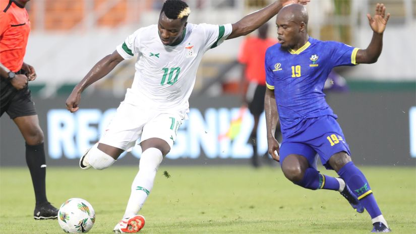 Fashion Sakala (left) was lethal for Tanzania (©MB Media/Getty Images)