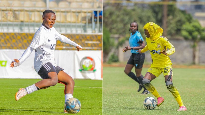 Sherril Muyera/Medina Abubakar ©Zetech Sparks FC/Police Bullets