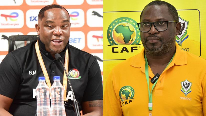 Benni McCarthy, Thierry Mouyouma © Mozzart Sport, Fédération Gabonaise de Football