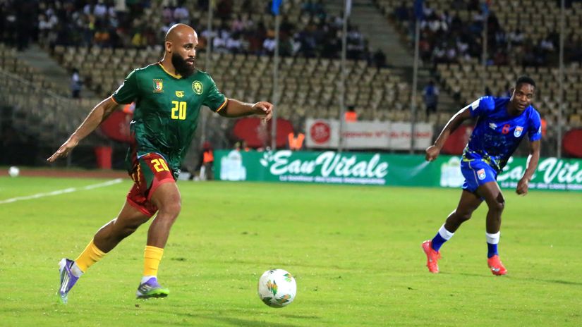 Bryan Mbeumo in action (©Gallo Images)