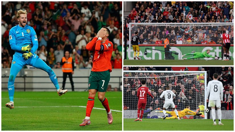 Cristiano, Bruno, and Mbappe failed to outsmart Kelleher (©Gallo Images/Getty Images)