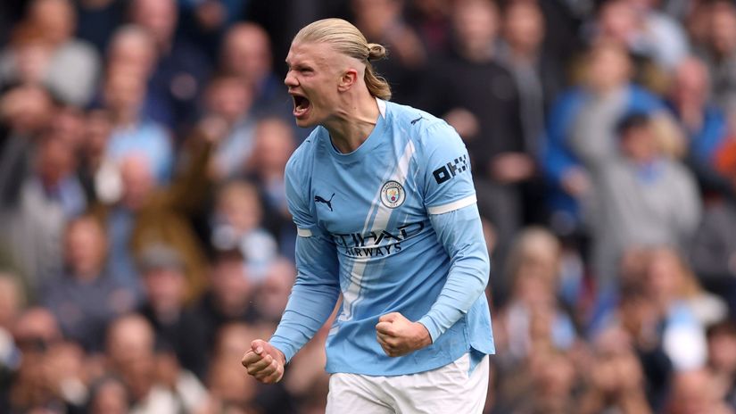 Erling Haaland was magnificent today (©Carl Recine/Getty Images)