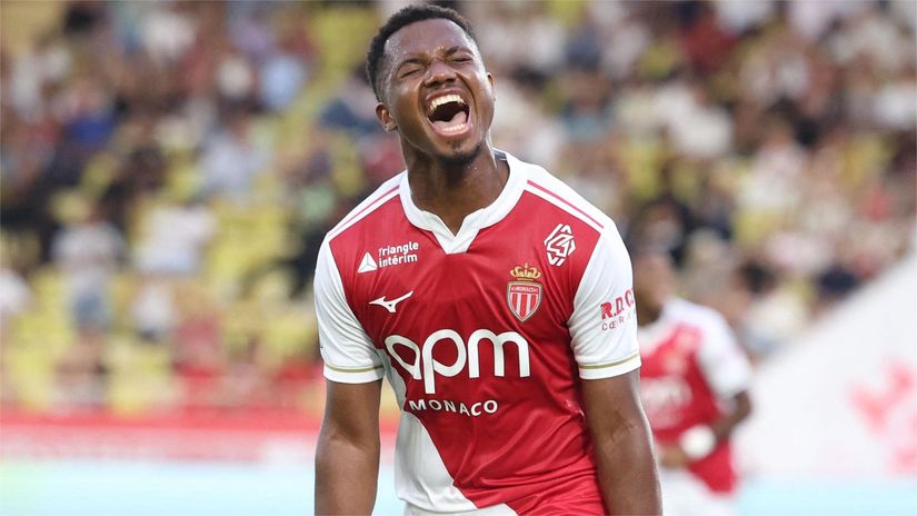 Ansu Fati celebrates ecstatically (©AFP)