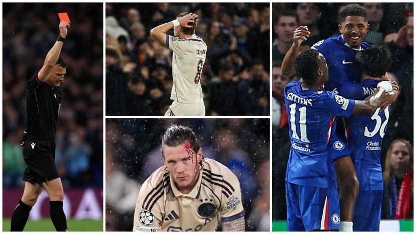 Ruthless Chelsea dismantle ten-man Ajax in a 'penalty chaos'
