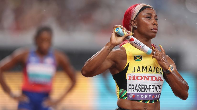 Pasing the baton: Fraser-Pryce's last dance