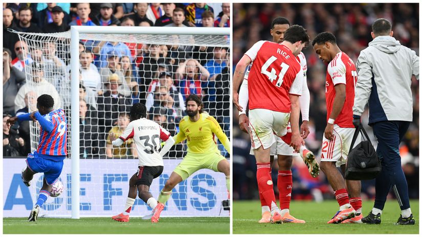 Nketiah's goal against reds and Arsenal struggles with injuries (©Getty Images)