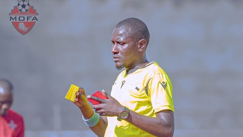 Michael Olunga Football Academy coach urges referee to review his performance after costly decisions