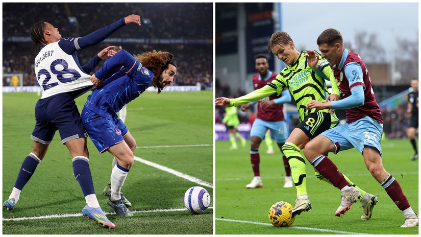 Scenes from previous encounters between today's rivals (©Getty Images)