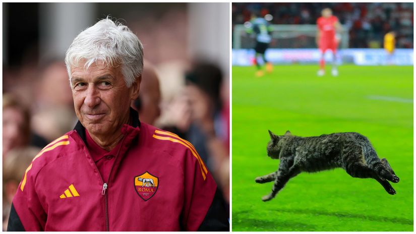 Gian Piero Gasperini is apparently a cat lover (©Getty Images)