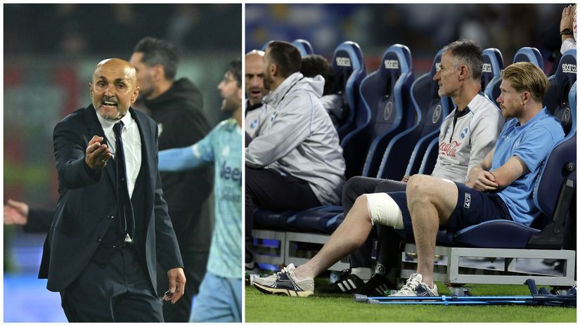 Luciano Spalletti and Kevin De Bruyne (©Getty Images)