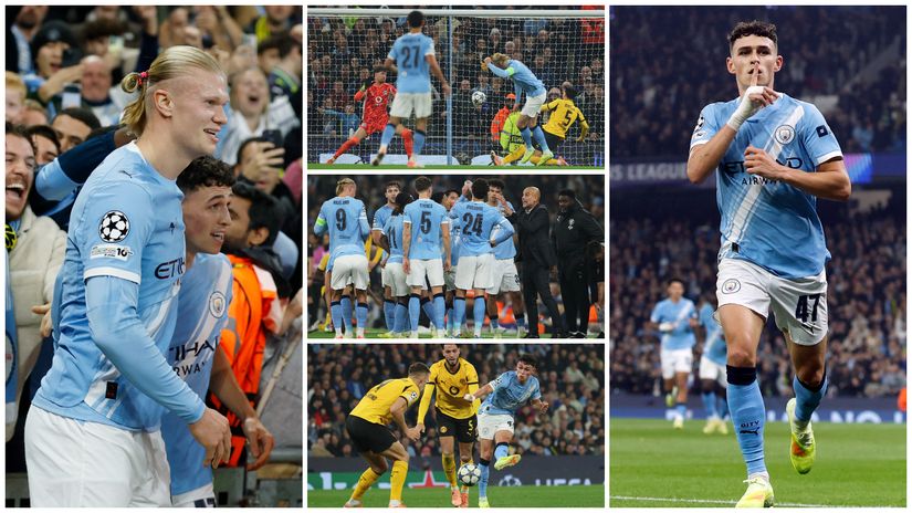 Great night for Haaland and Foden (©Gallo Images)