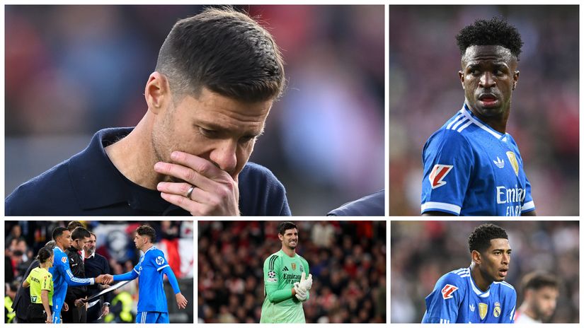 It's hard to control group of superstars - Xabi Alonso, Vinicius, Bellingham, Courtois and Valverde (©Getty Images)