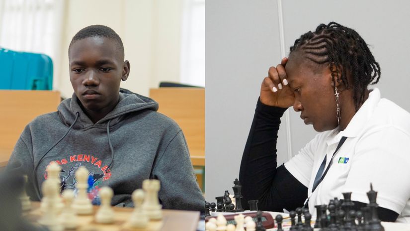 Jadon Simiyu and Joyce Nyaruai in past action © Courtesy 