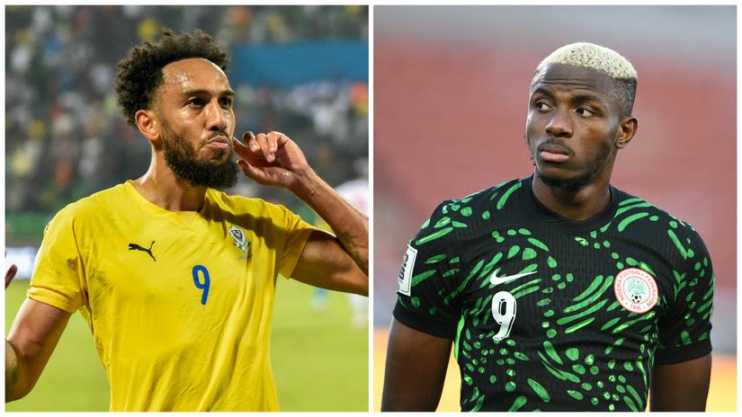 It will be Aubameyang vs Osimhen tonight... (©Gallo images)