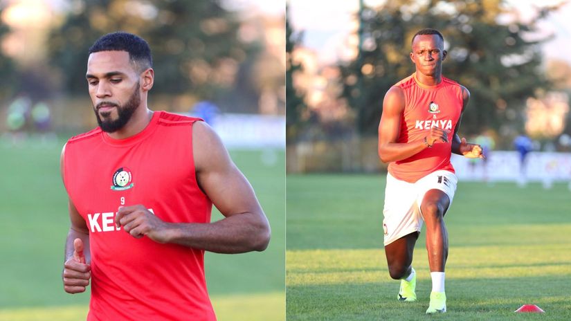 Jonah Ayunga/Ryan Ogam ©Harambee Stars/X