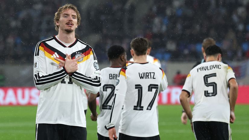 Woltemade celebrating the goal (©Getty Images)