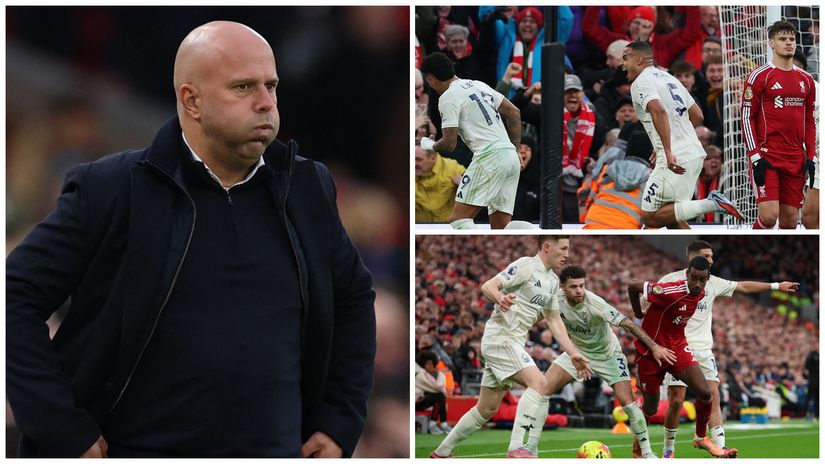 Arne Slot couldn't believe his own eyes (©Gallo images)