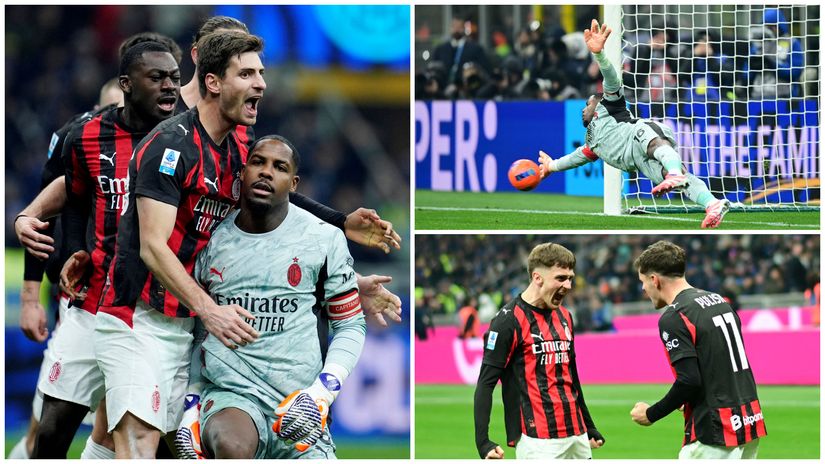 Mike Maignan was the absolute match winner in the Derby della Madonnina (©Gallo Images)