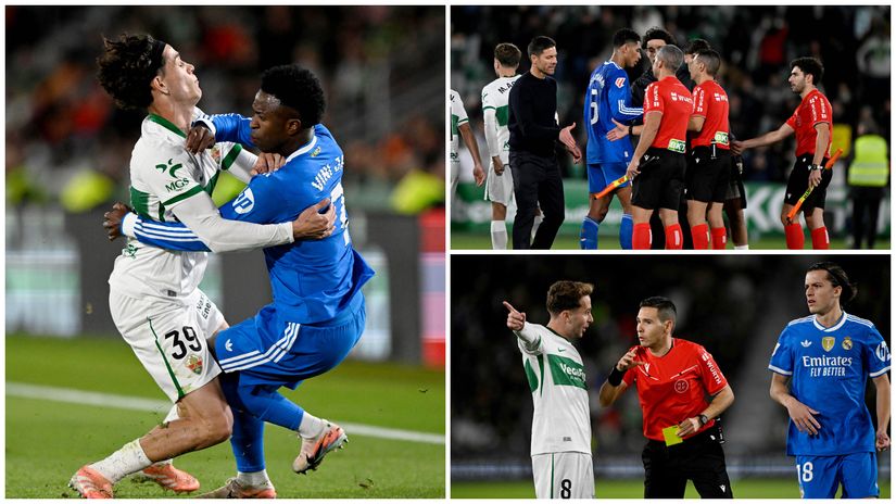 A highly controversial clash (©Reuters/Pablo Morano/Gallo Images)