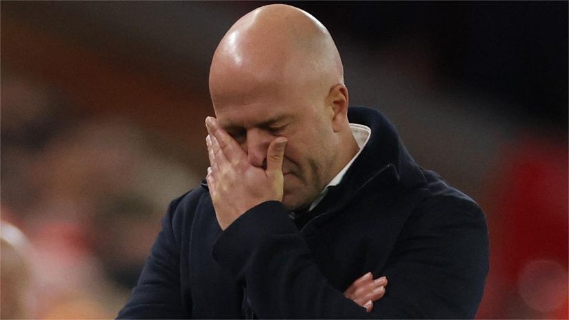 Arne's face says it all (©REUTERS/Phil Noble)