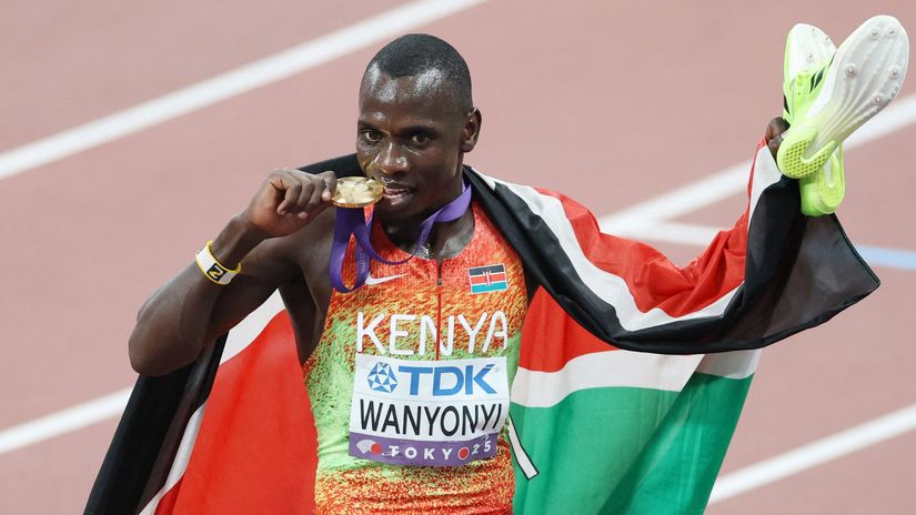 Emmanuel Wanyonyi © AFP