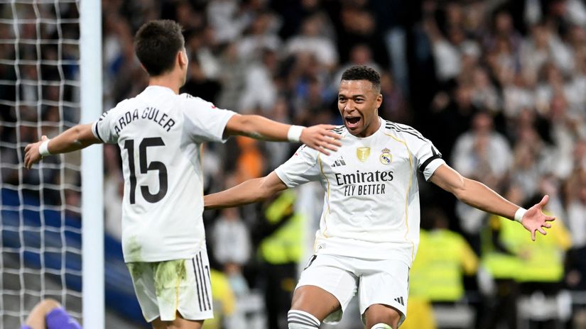 Arda Guler & Kylian Mbappe (©Reuters/Juan Barbosa/Gallo Images)