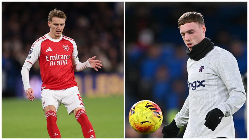 Returnees - Martin Odegaard and Cole Palmer (©Gallo Images)