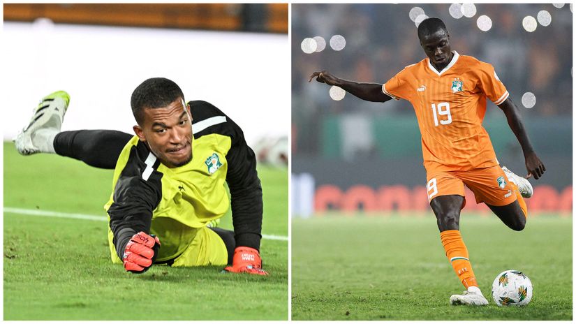 Alban Lafont & Nicolas Pepe representing the Ivory Coast (©AFP)
