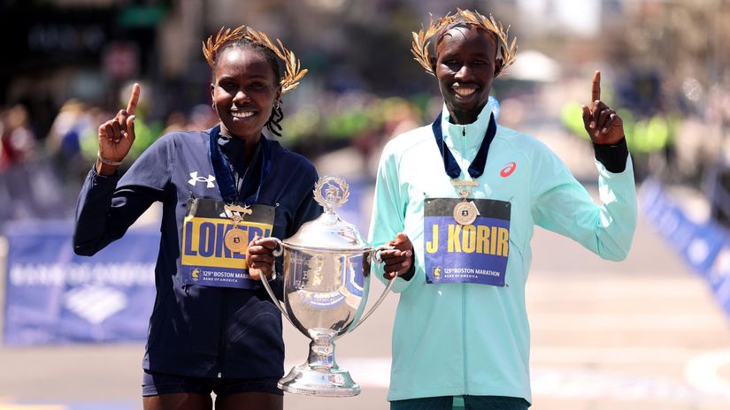 Sharon Lokedi/John Korir ©AFP