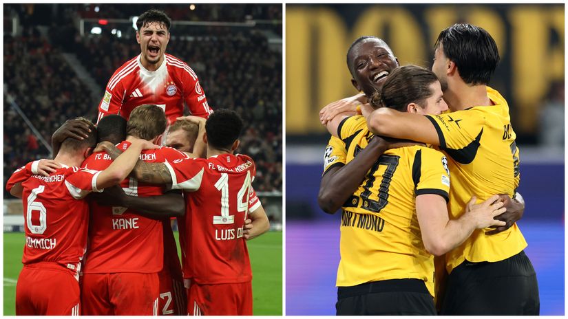 Both the Munich and Dortmund sides take on new Bundesliga challenges today (©Getty Images)