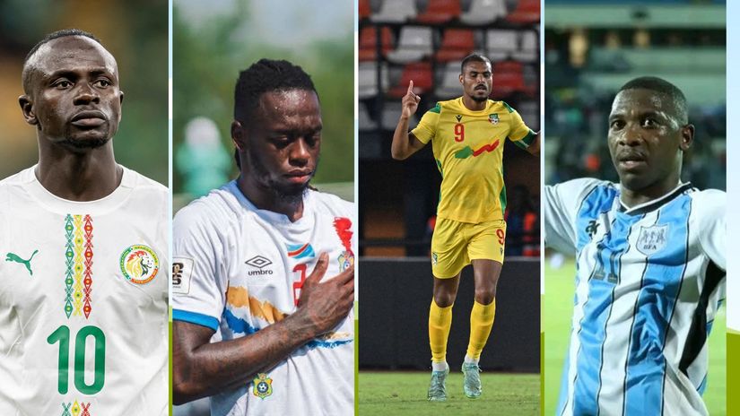 © AFP Mane/ Wan Bissaka/ Mounie/Orebonye