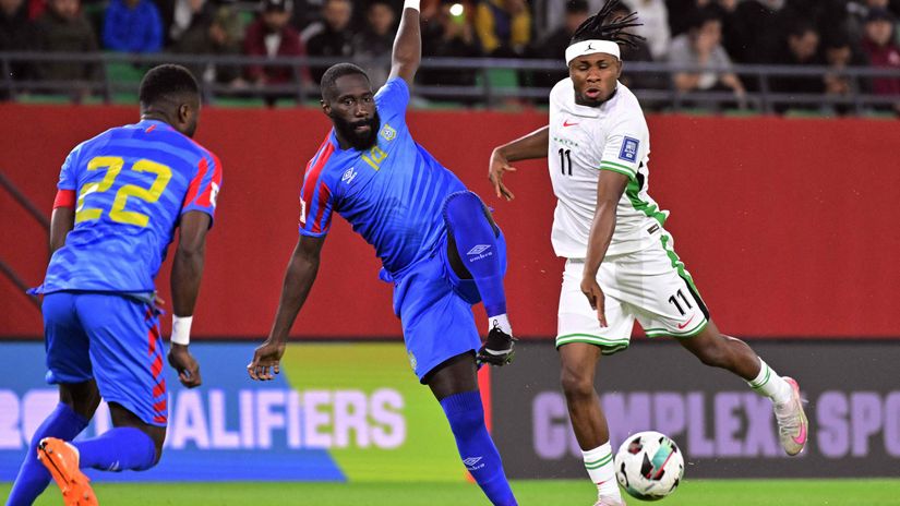 A scene from the Nigeria-DR Congo game, played a month ago in the African World Cup playoffs (©Reuters/Abdelmjid Rizkou/Gallo Images)