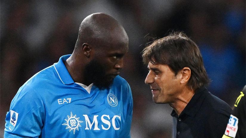 Lukaku and Conte in August 2024 (©Francesco Pecoraro/Getty Images)