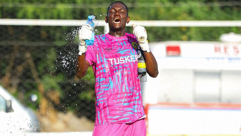 Tusker head coach defends goalkeeper after school boy error [VIDEO]
