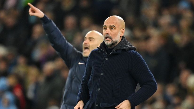 Enzo Maresca and Pep Guardiola (©Gallo Images)