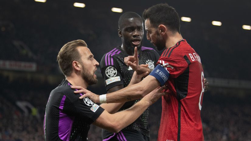 Harry Kane and Burno Fernandes (©Gallo Images)