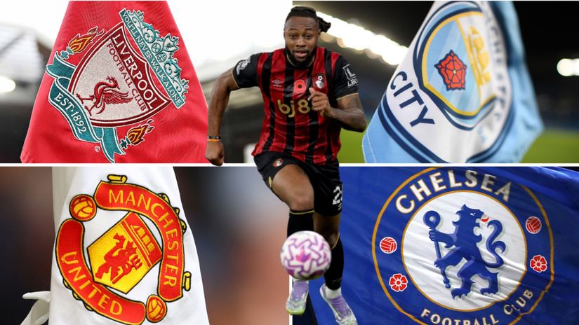 Four Premier League giants joined the race for Semenyo (©Getty Images)