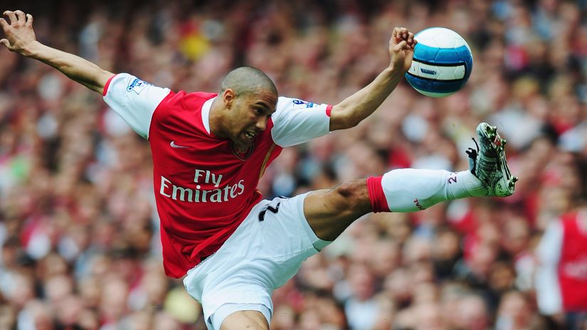Gael Clichy back in 2008, during his Arsenal days (©Shaun Botterill/Getty Images)
