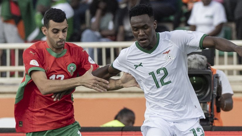 Chisala (#12) in action against Morocco last August (©AFP)